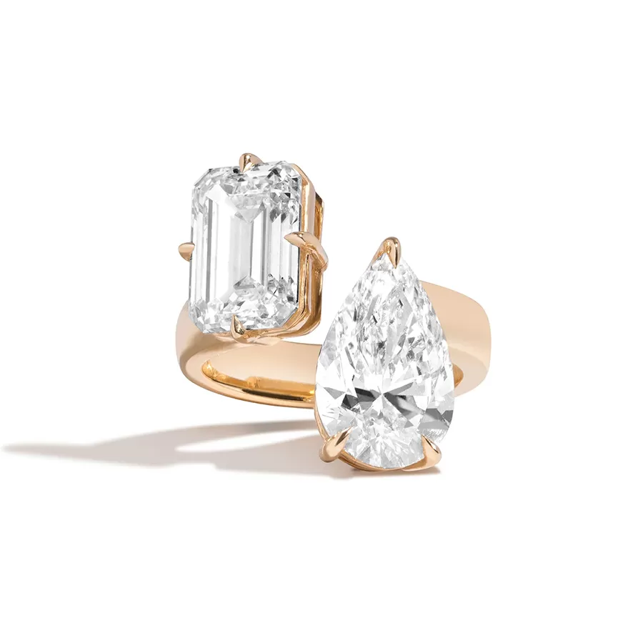 Nhẫn Nữ Toi Et Moi Emerald-Pear Lucky Gap - RBJ014