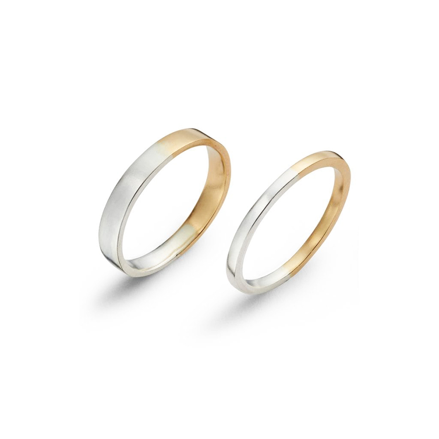 Nhẫn cưới ghép màu Profound Harmony - WRBJ005-G