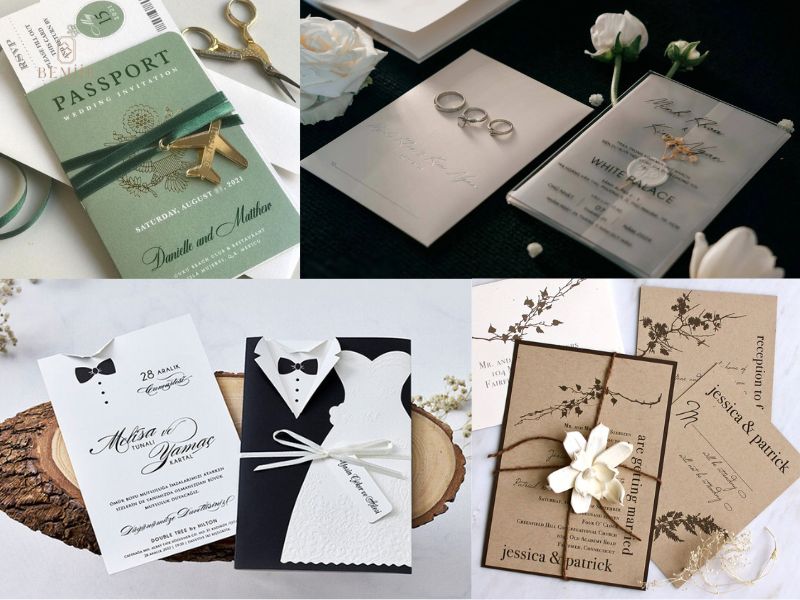 cách ghi thiệp mời đám cưới