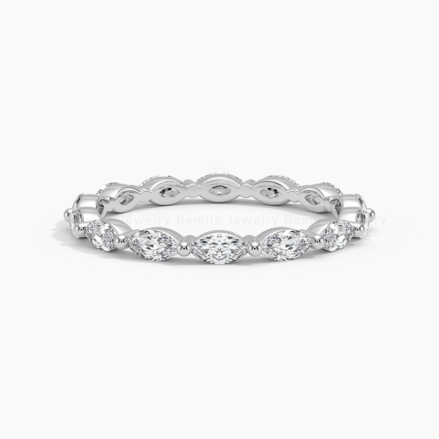 Nhẫn cầu hôn marquise Eternity band - ERBJ052
