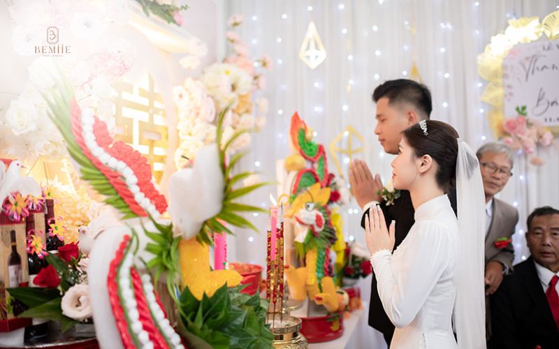 thủ tục đón dâu lấy ngày