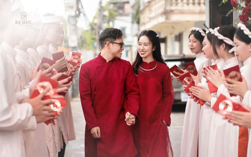 thủ tục đón dâu lấy ngày