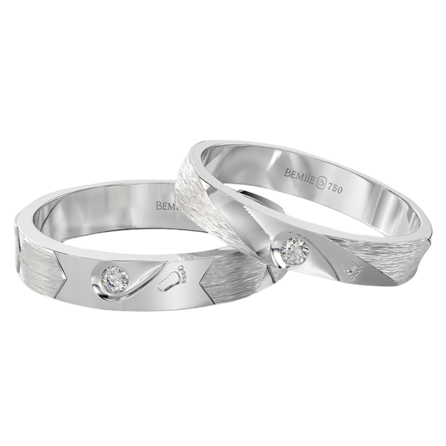 Nhẫn cưới thiết kế Thanh Huyền - Quang Tiến