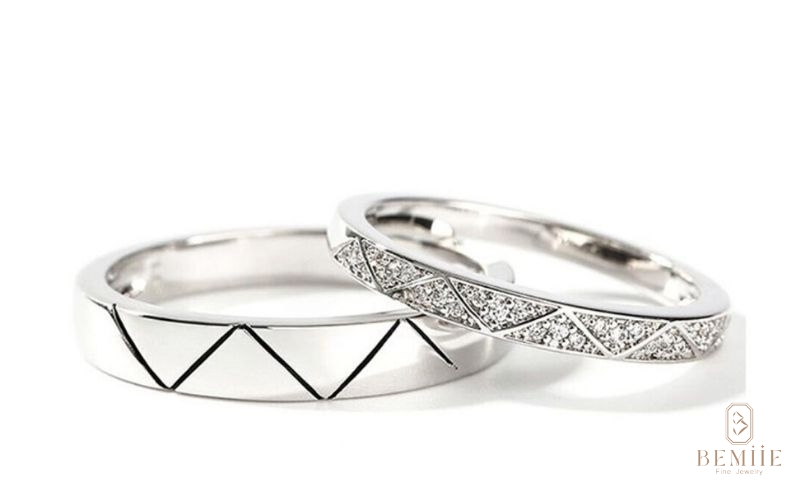 Nhẫn bạch kim thanh lịch và bền bỉ vượt thời gian 