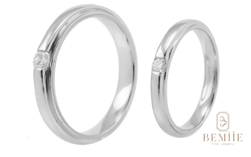 10+ Thiết kế nhẫn bạch kim đẹp nhất, bộ sưu tập mới tại Bemiie