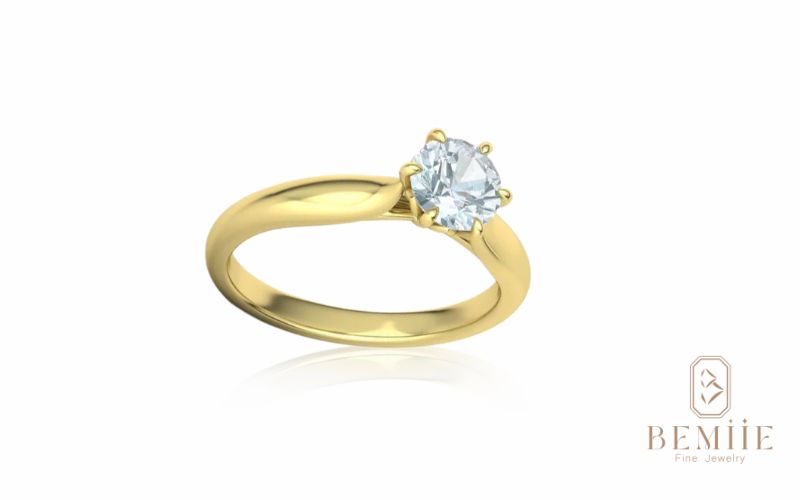 thiết kế nhẫn Lab-Grown Diamonds vàng 18K - vẻ đẹp sang trọng với thiết kế tinh xảo