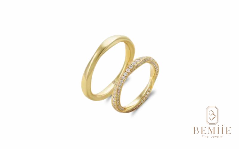 Thiết kế nhẫn Lab-Grown Diamonds vàng 14K của Bemiie - lựa chọn hoàn hảo cho các cặp đôi yêu thích sự tinh tế