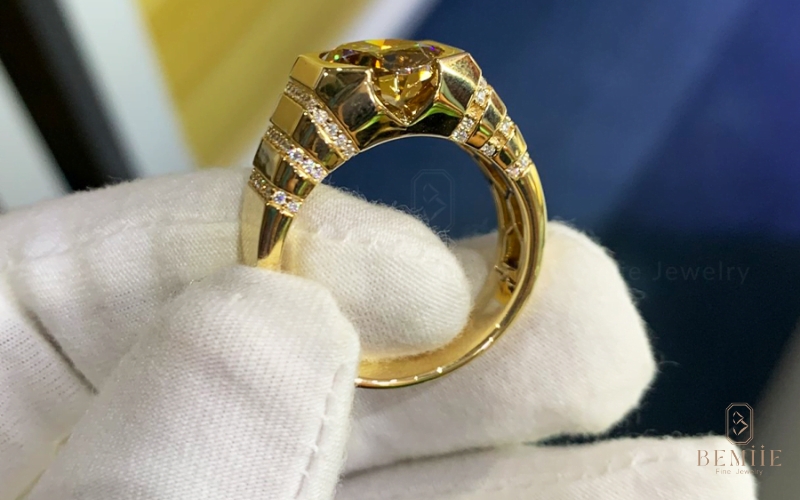 Thiết kế nhẫn nam bằng vàng giá trị cao